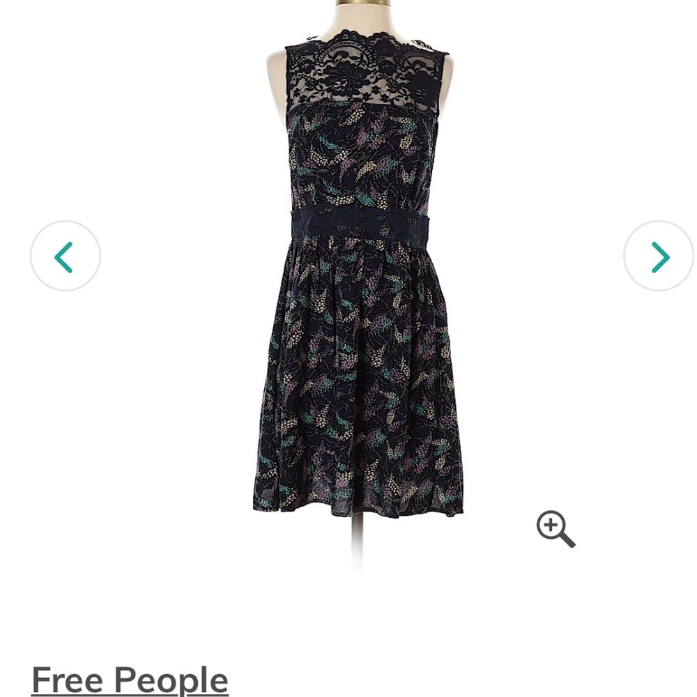 Free People Sleeveless Floral Dress